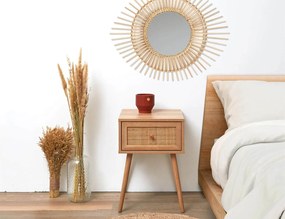 Κομοδίνο Home Deco Factory - 39x39x55.4cm - Καφέ