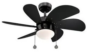 Ανεμιστήρας οροφής TURBO SWIRL με φως μαύρο Westinghouse-7871140-Μαύρο 7871140