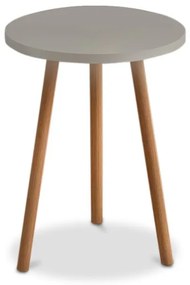Βοηθητικό τραπεζάκι Roma Megapap από μελαμίνη cappuccino 33,5x33,5x46εκ GP022-0026,5-GP022-0026,5-Καφέ GP022-0026,5