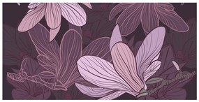 Ταπετσαρία XXL - Dreamy flowers 550x270