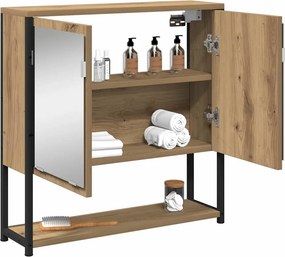 vidaXL Ντουλάπα Καθρέφτη Artisan Oak 60 x 16 x 60 εκ