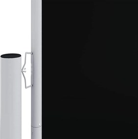 vidaXL Σκίαστρο Πλαϊνό Συρόμενο Μαύρο 180 x 600 εκ.