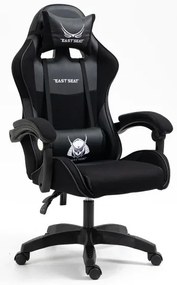 East Seat YT-727 Δερματίνης Μαύρη