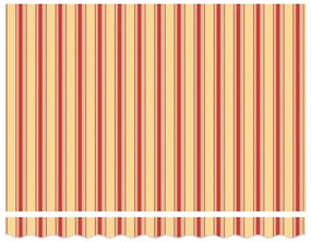 vidaXL Σκηνίτσα Αναδιπλούμενη Striped Κίτρινο, Πορτοκαλί. 300 x 250 εκ