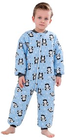 MONPETIT ΧΕΙΜΕΡΙΝΟΣ ΥΠΝΟΣΑΚΟΣ ΜΕ ΠΟΔΙΑ PANDA BLUE 1020-03