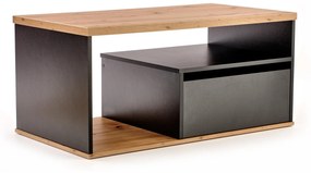 PANTERA c. table, color: wotan oak/black DIOMMI V-PL-PANTERA-WOTAN/CZARNY