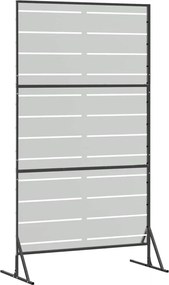 vidaXL Οθόνη Ιδιωτικότητας 100 x 50 x 180 εκ. Γαλβανισμένος Χάλυβας