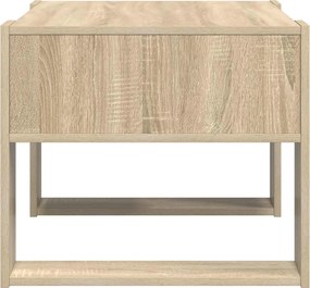 vidaXL Τραπεζάκι σαλονιού Δρύς Sonoma 66 x 53 x 45 εκ.