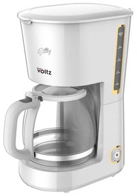 Καφετιέρα Oliver Voltz Daisy OV51170W, 700W, 1.25 l, Φωτεινή ένδειξη, Σύστημα προστασίας από στάξιμο, Λευκό