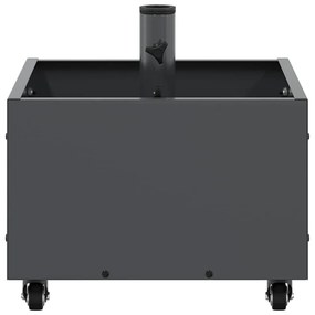vidaXL Βάση Παρασόλ με Γλάστρα Ανθρακί 45 x 45 x 45 cm Ατσάλι