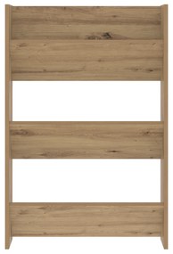 vidaXL Ντουλάπες παπουτσιών τοίχου artisan δρυς 60 x 18 x 60 εκ