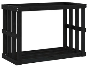 vidaXL Ξυλοθήκη Εξ. Χώρου Λευκή 108x52x74 εκ. από Μασίφ Ξύλο Πεύκου