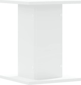 vidaXL Βάσεις Φυτών 2 τεμ. Λευκές 30x30x40 εκ. από Επεξεργασμένο Ξύλο