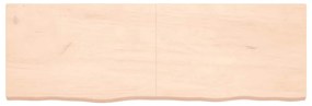 vidaXL Επιφάνεια Τραπεζιού 180x60x(2-6)εκ Ακατέργαστο Μασίφ Ξύλο Δρυός