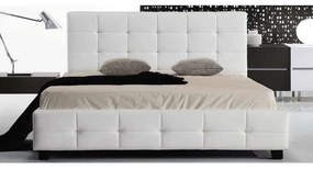 Κρεβάτι διπλό Fidel 160x200 PU Άσπρο