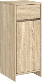 vidaXL Ντουλάπι Μπάνιου Sonoma Δρυς 35 x 36,5 x 85 εκ.