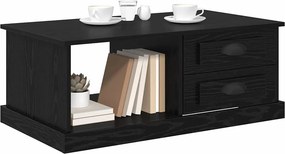 vidaXL Τραπεζάκι σαλονιού Μαύρη Οξυά 90 x 50 x 35 cm