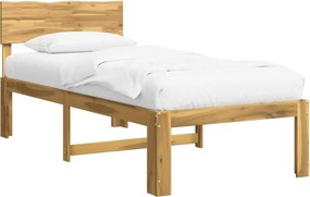 vidaXL Μονό Κρεβάτι με Κεφαλάρι ROSTOCK Λευκό 80 x 200 cm