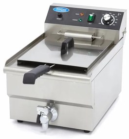 Deep Fryer - 16L - 1 Basket - with Drain Tap