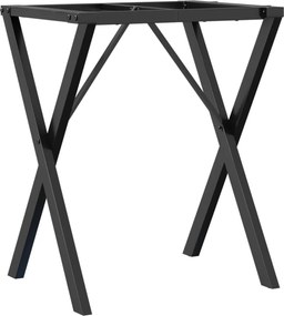 vidaXL Πόδια Τραπεζαρίας σε Σχήμα «Χ» 60x40x73 εκ. Ατσάλι