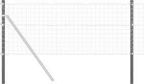 vidaXL Στύλος Περιφράξεων 12 τμχ. Γκρι 110 cm