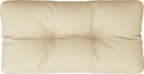 vidaXL Μαξιλάρι Παλέτας Μπεζ 80 x 40 x 12 εκ. Υφασμάτινο
