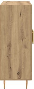 vidaXL Πλαϊνό γραφείο Artisan Oak 69,5 x 34 x 90 εκ.