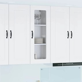 vidaXL Πάνελ πλυντηρίου πιάτων Kalmar Λευκό 40 x 31 x 100 εκ.