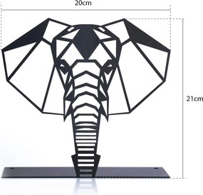 Διακοσμητικό Χώρου Μαύρο ELEPHANT 21x21x21,18