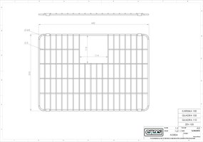 Elleci AGB01304 - Σχαρα πυθμενα νεροχυτη 31x44,5