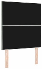 vidaXL Βελούδινο Κεφαλάρι Argyle Ανοιχτό γκρι 80 cm Βελούδο
