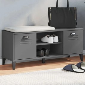 Παπουτσοθήκη VIKEN Ανθρακί Γκρι 106x35x45 εκ. από Επεξεργ. Ξύλο