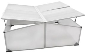 vidaXL Χαμηλό Θερμοκήπιο 4 Πορτάκια 108x41x110 cm