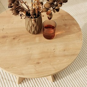 Τραπεζάκι Σαλονιού Sapphire Δρυς GOOPA 60x60x40