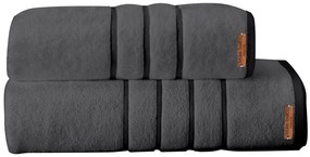 Makis Tselios Home Πετσέτα Σώματος Prive 90x150εκ. Steel Grey Βάρους 600gr/m²