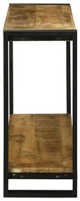 vidaXL Τραπέζι κονσόλας 120 x 33 x 75 εκ Μασίφ ακατέργαστο ξύλο μάνγκο