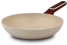 Τηγάνι Αντικολλητικό Terrestrial 10-144-302 24cm Brown-Beige Nava 24cm Aluminium