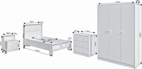 Young Room Set Life - White White