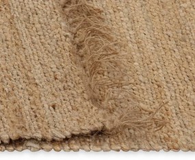vidaXL Χαλί Χειροποίητο Φυσικό Χρώμα 120 x 180 εκ. από Υφαντή Γιούτα