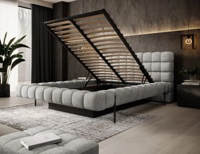 Επενδυμένο κρεβάτι Cloud-Gkri-160 x 200