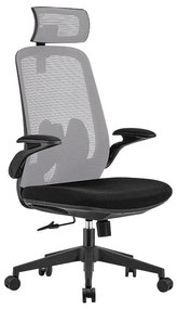 Office Chair FL286 Fylliana Grey - Black 62x63x123 cm