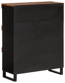 vidaXL Βοηθητικό Ντουλάπι 85 x 33 x 107 εκ. από Μασίφ Ξύλο Ακακίας