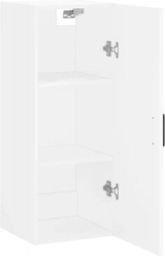 vidaXL Ντουλάπι Τοίχου Λευκό 34,5 x 34 x 90 εκ.