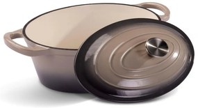 Κατσαρόλα Oval Εμαγιέ 28x11.2cm 3.5lt Lamart IRON LT1305