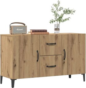 vidaXL Σκευοθήκη Δρυς τεχνίτης 100x36x60 cm Κατασκευασμένο ξύλο