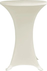 vidaXL Καλύμματα Τραπεζιού Ελαστικά 4 τεμ. Κρεμ Ø 70 εκ.