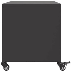 vidaXL Έπιπλο Τηλεόρασης Μαύρο 68x39x43,5 εκ. Χάλυβας