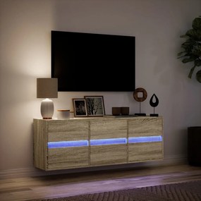 ΈΠΙΠΛΟ ΤΟΙΧΟΥ ΤΗΛΕΟΡΑΣΗΣ ΜΕ LED SONOMA ΔΡΥΣ 130X31X45 ΕΚ. 852301