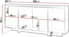 Μπουφές Japandi-Kafe
