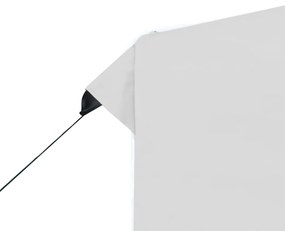 vidaXL Κιόσκι με Τοιχώματα Πτυσσόμενο Επαγγ. Λευκό 3x3 μ. Αλουμινίου